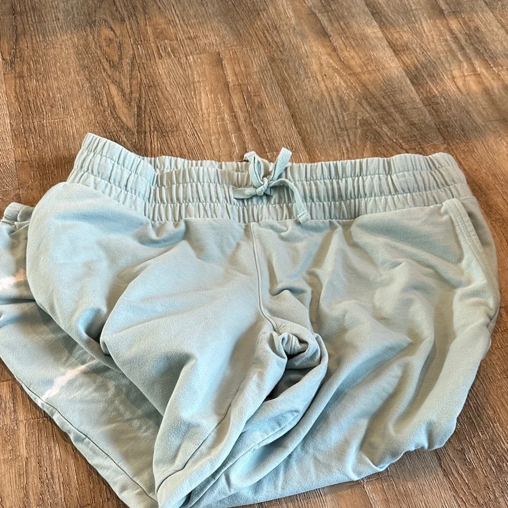 Isabel Maternity by Ingrid & Isabel Light Blue Sweatpants - Picture 3 of 3